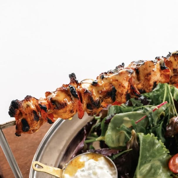 Chicken Souvlaki by Taverna Romantica social post preview